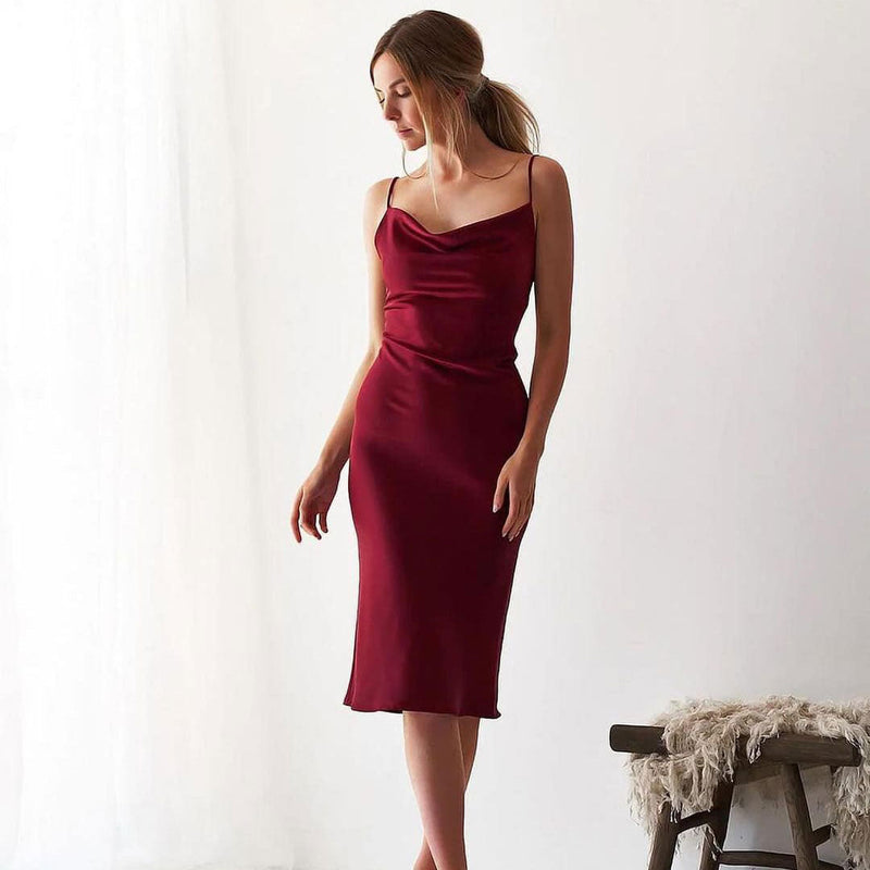 Sophisticated Short Silk Elegance