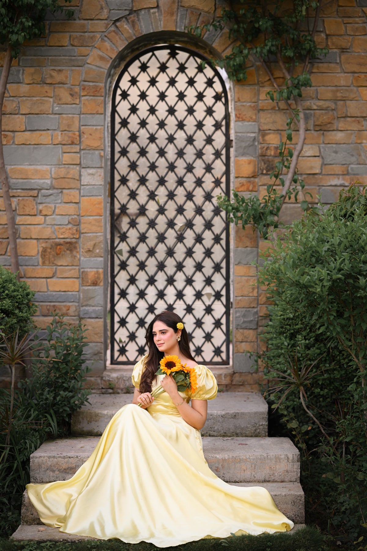Sunset Flair Gown