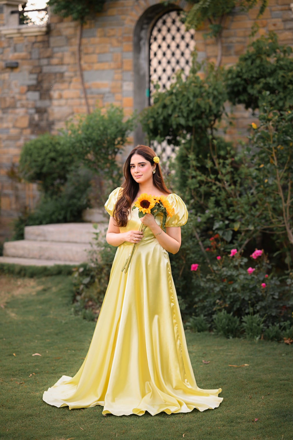 Sunset Flair Gown