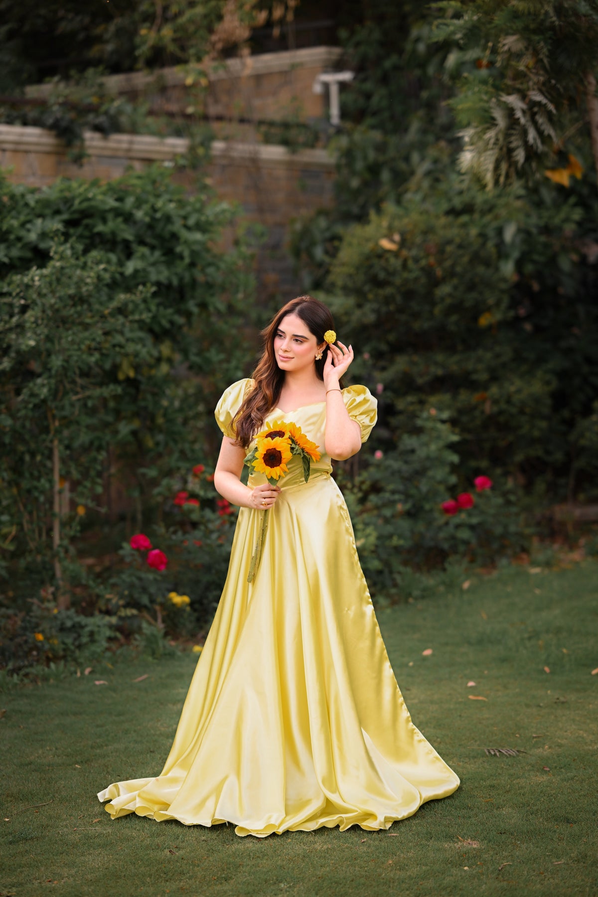 Sunset Flair Gown