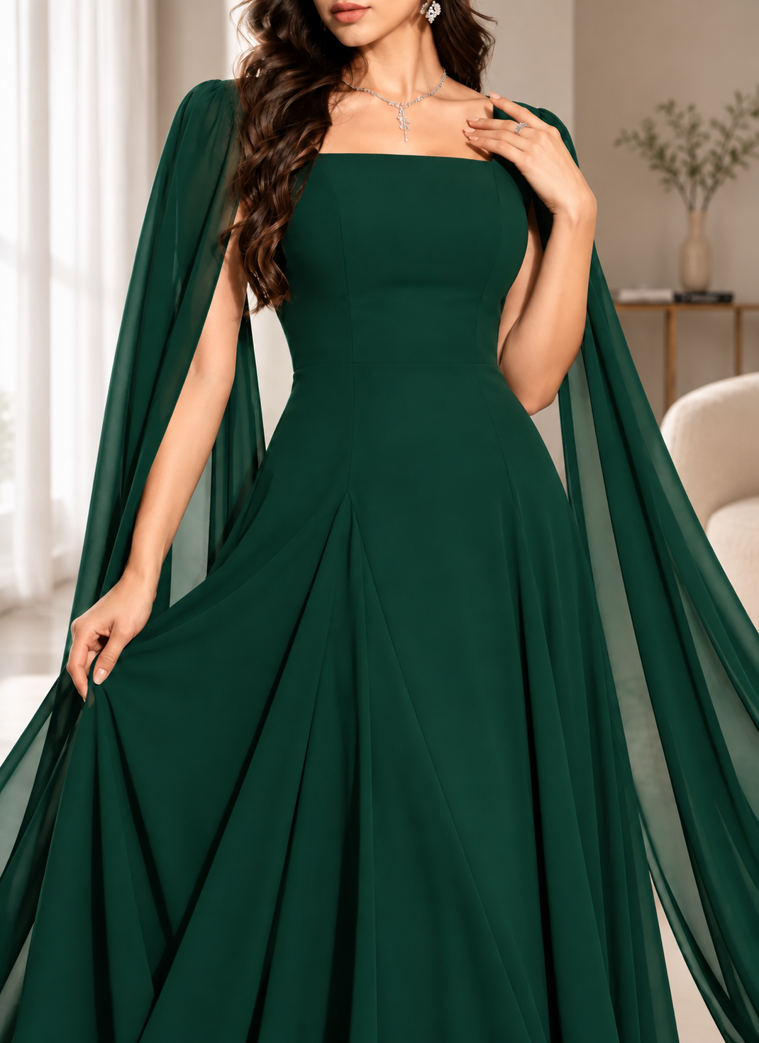Prism Drape Frock