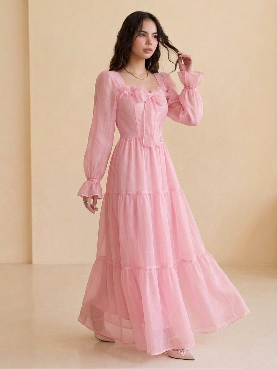 Pink Glace Frock