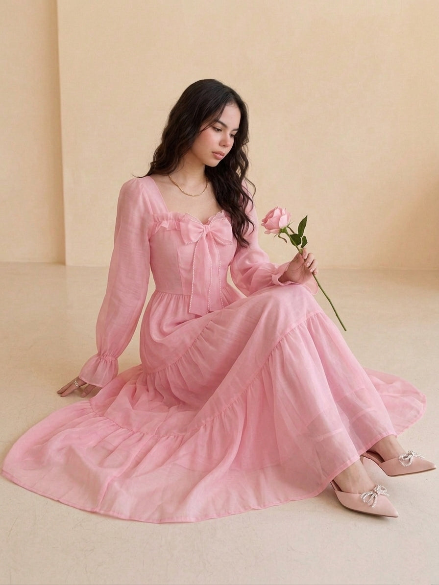 Pink Glace Frock