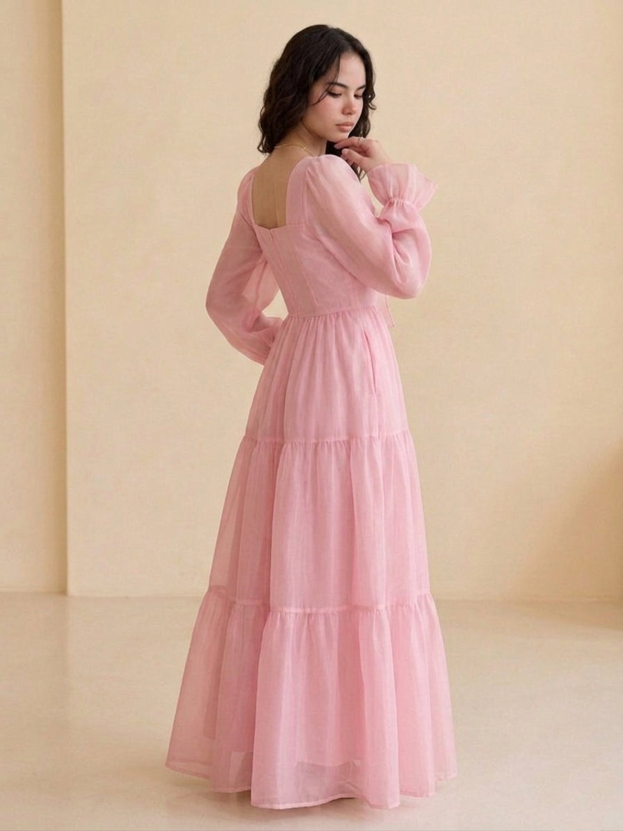 Pink Glace Frock