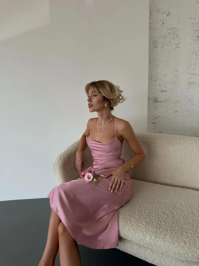 LUSTROUS LUXE SILK BODYCON