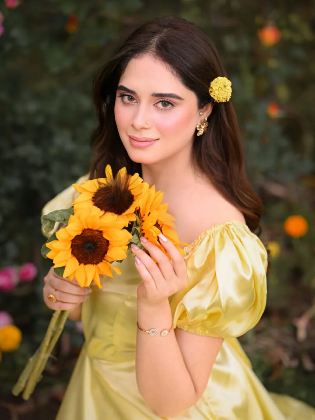 Sunset Flair Gown official Facebook shoot 1