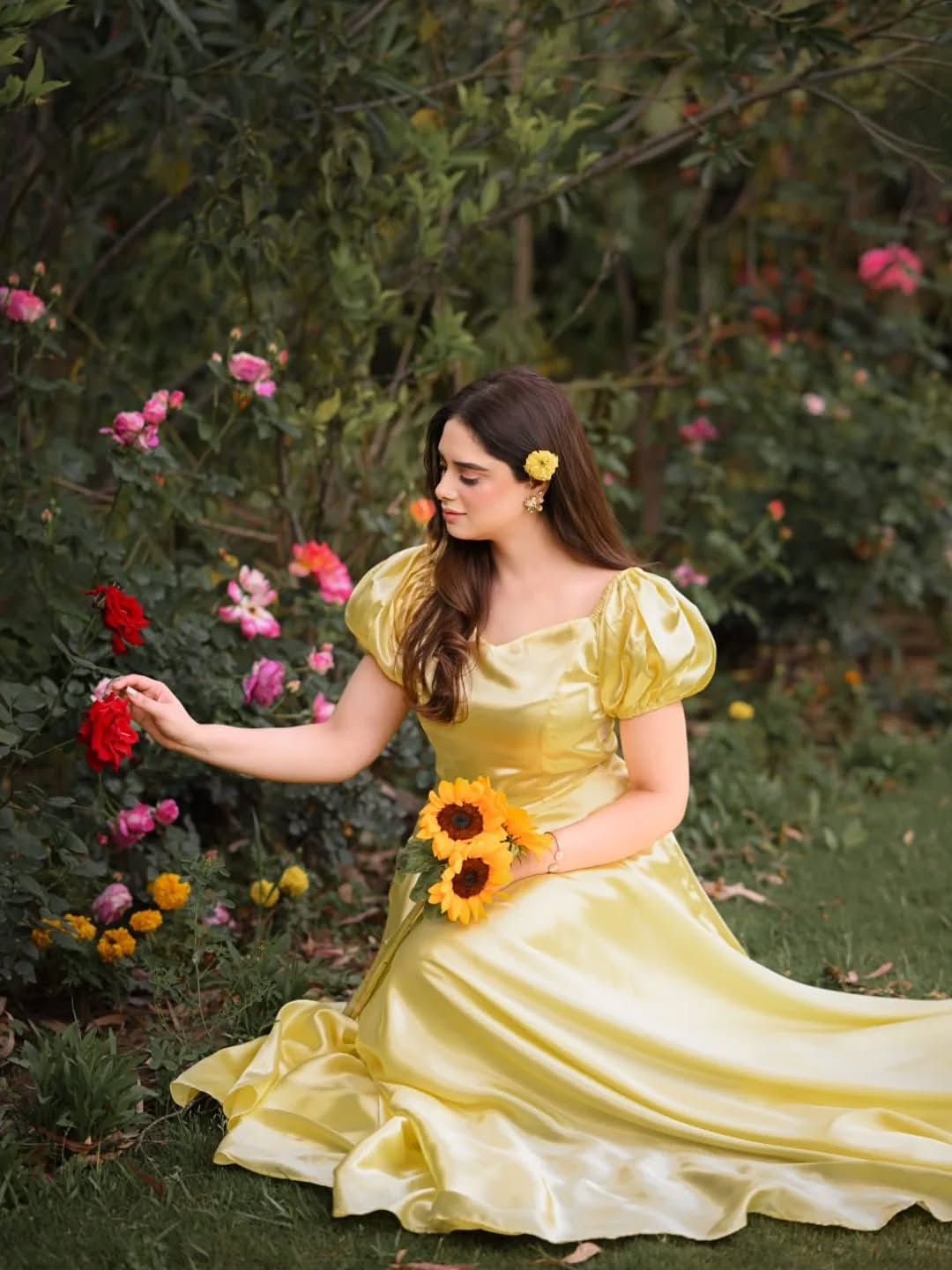 Sunset Flair Gown official Facebook shoot 2