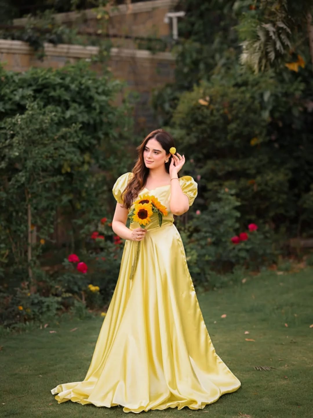 Sunset Flair Gown official Facebook shoot 8