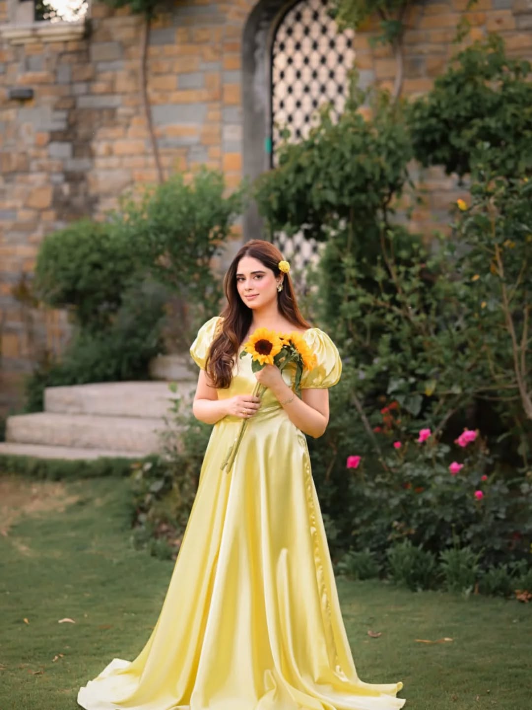 Sunset Flair Gown official Facebook shoot 9